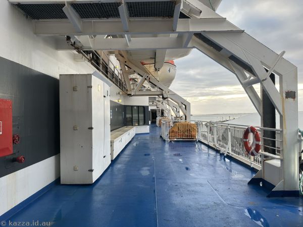 Outdoor deck on the Spirit of Tasmania I