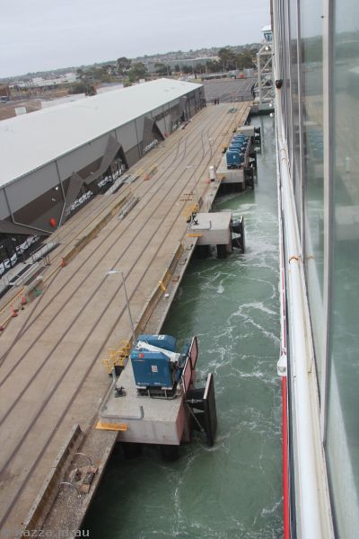 Casting off from Geelong