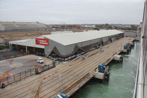 Spirit of Tasmania terminal in Geelong