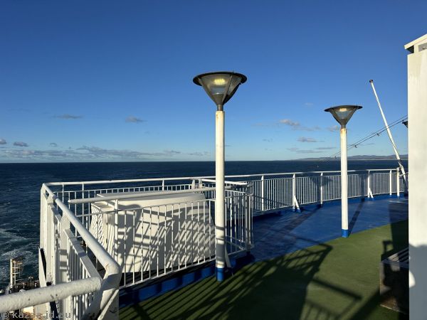 Rear deck of Spirit of Tasmania I