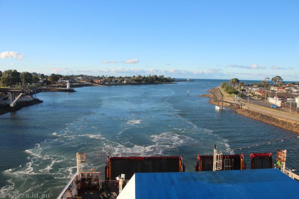 View back along the Mersey River