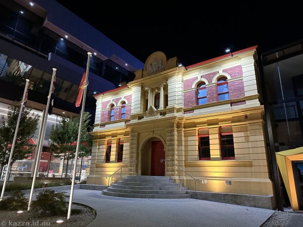 Paranaple Arts Centre by night