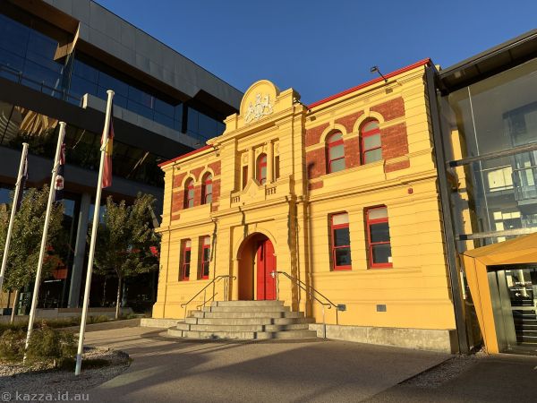 Paranaple Arts Centre at sunrise