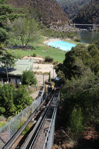 The inclinator at Cataract Gorge