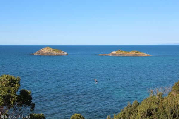 The Three Sisters from the car