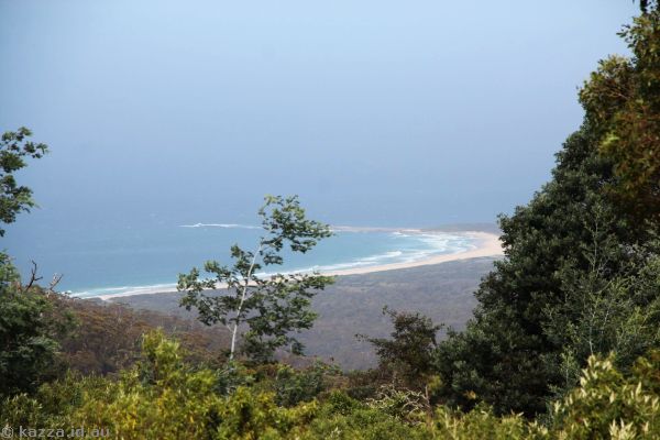 View of Lagoons Beach from Mount Elephant Road