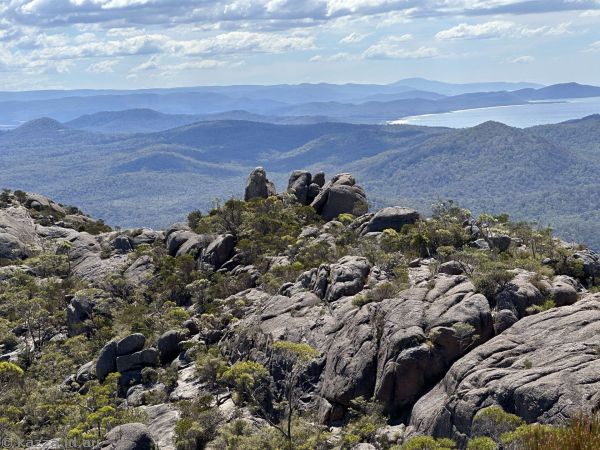 View north from Mt Amos