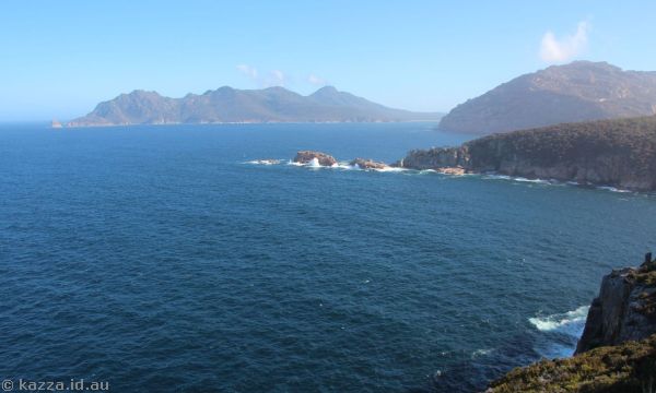 View south from Cape Tourville Lighthouse walk