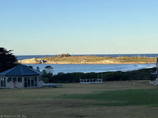 View to Diamond Island from the resort