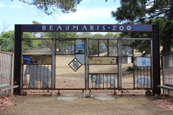 Old entrance to Beaumaris Zoo