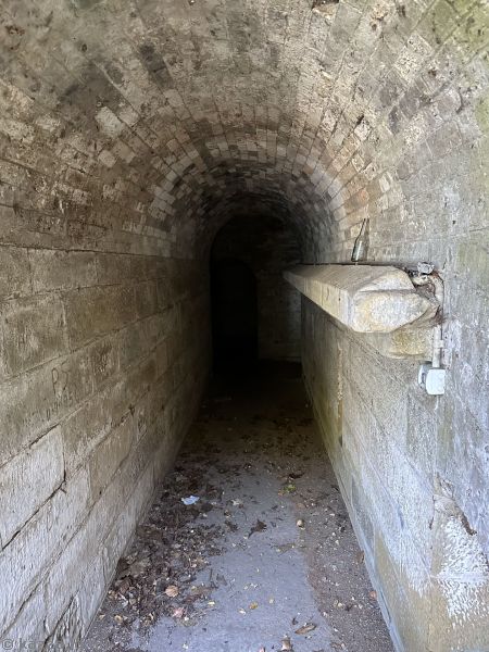 Tunnel under fortifications at Battery Point
