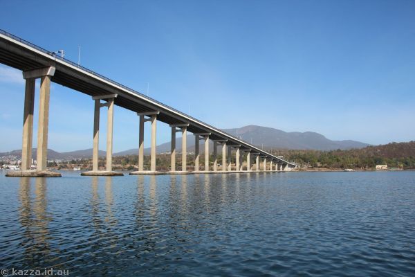 Tasman Bridge from the Mona ferry