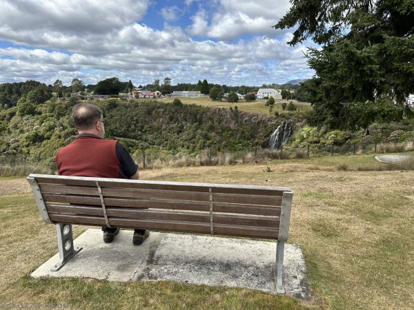 Stu at Waratah Falls