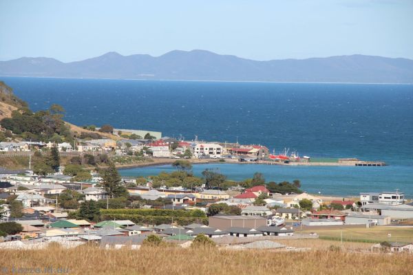 View of Stanley from Jimmy Lane Memorial Lookout