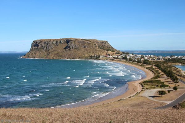 The Nut and Stanley from Highfield Lookout