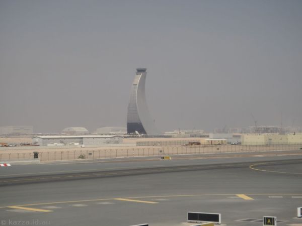 Abu Dhabi airport's air traffic control tower