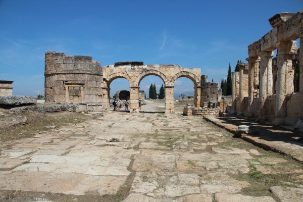 Frontinus Gate and street