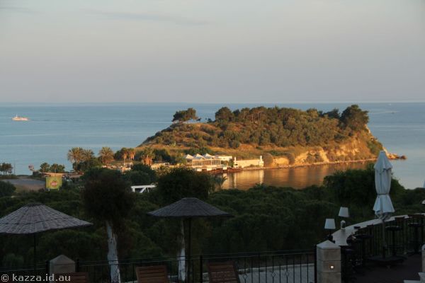 View from the hotel at dawn