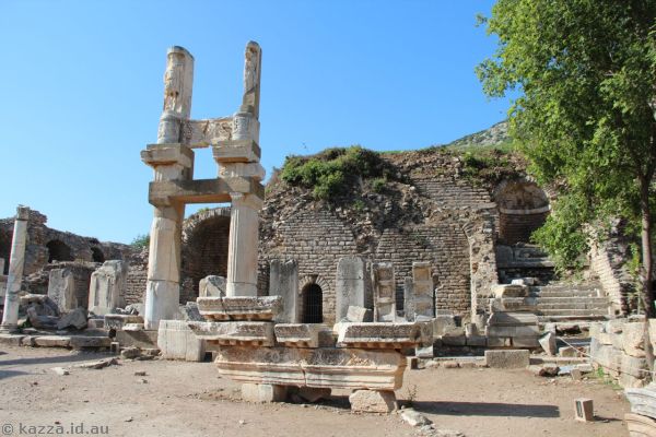 The Temple of Domitian in Ephesus