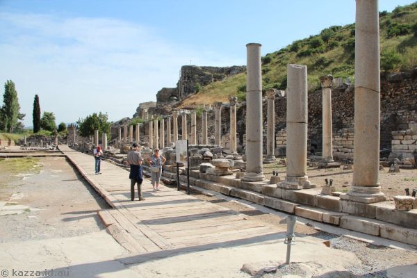 Side of the Agora in Ephesus