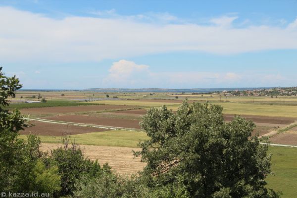 View from the Northeast Bastion.  In ancient times this would have been the sea