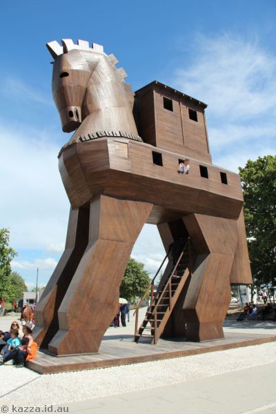 The Trojan Horse at Troy