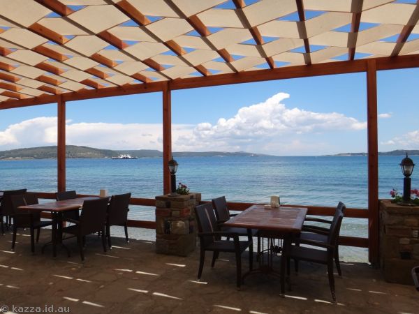 View from the restaurant