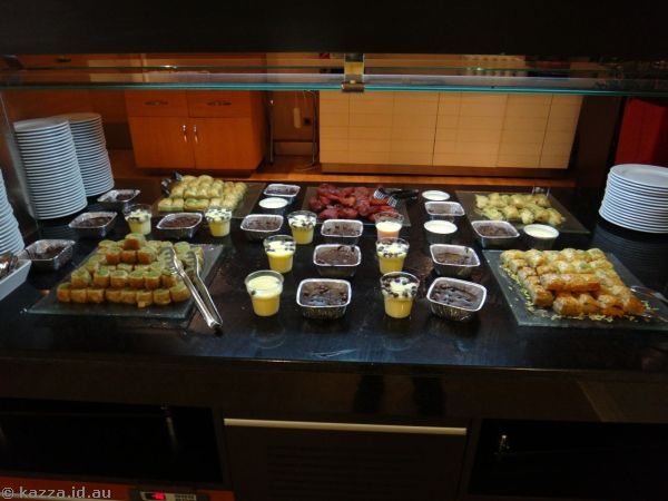 Dinner buffet spread (second stay)