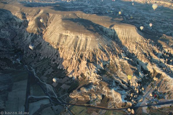 Rock formations in Cappadocia