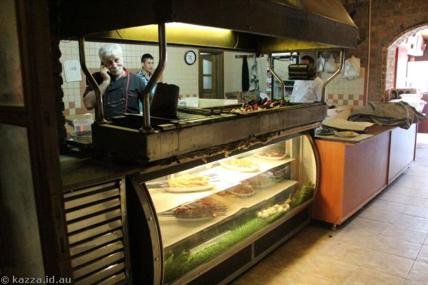 Interior of the restaurant
